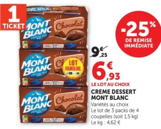 CREME DESSERT MONT BLANC