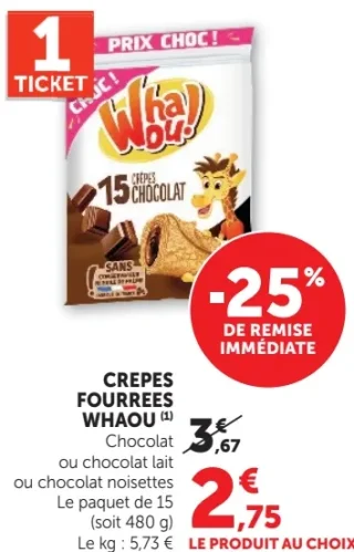 Crêpes fourrées Whaou!