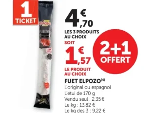 Fuet Elpozo l'original ou espagnol