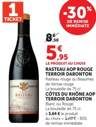 Rasteau AOP Rouge Terroir Daronton