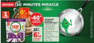 Détergent vaisselle machine Fairy