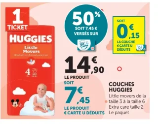 Couches Huggies Little Movers