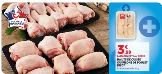 Duc Hauts de Cuisse ou Pilons de Poulet