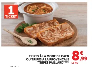 Tripes à la mode de Caen ou tripes à la provençale Tripes Paillard