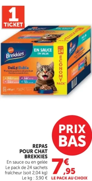 Repas pour chat Brekkies