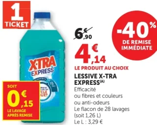 Lessive X-TRA Express