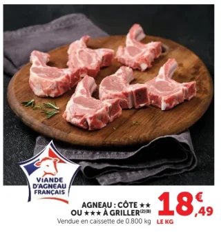 Agneau : Côte ou à griller