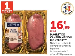 Magret de canard maison Montfort