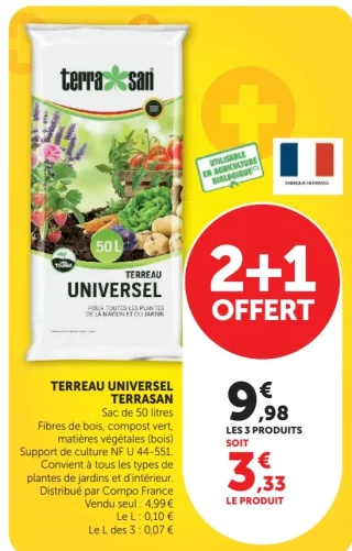 Terreau universel Terrasan