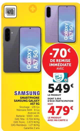 SMARTPHONE SAMSUNG GALAXY A57 5G