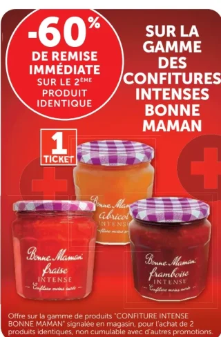 Gamme de confitures Intenses Bonne Maman