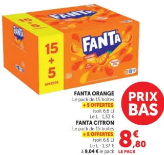 Fanta Orange ou Citron