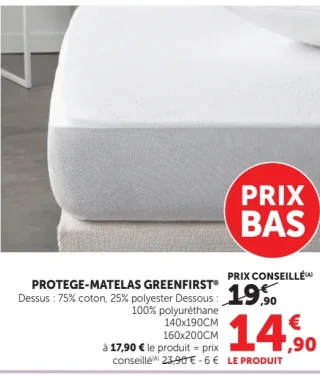 Protège-matelas Greenfirst