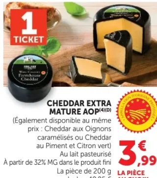 Cheddar Extra Mature AOP Wyke Farms