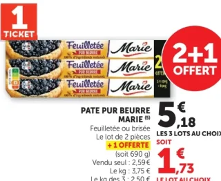 Pâte Pur Beurre Marie