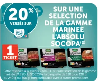 Gamme marinée L'Absolu Socopa