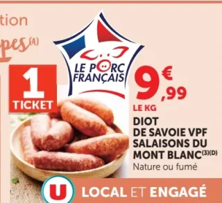 Diot de Savoie VPF Salaisons du Mont Blanc
