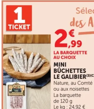 Mini bûchettes Le Galibier