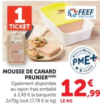 Mousse de canard Prunier