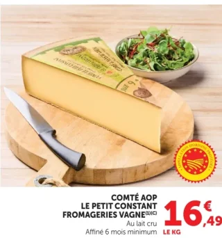 Comté AOP Le Petit Constant Fromageries Vagne