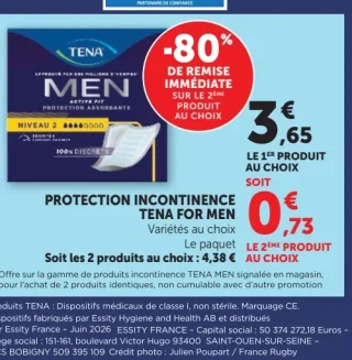 Protection Incontinence Tena for Men