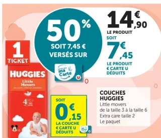 Couches Huggies Little Movers