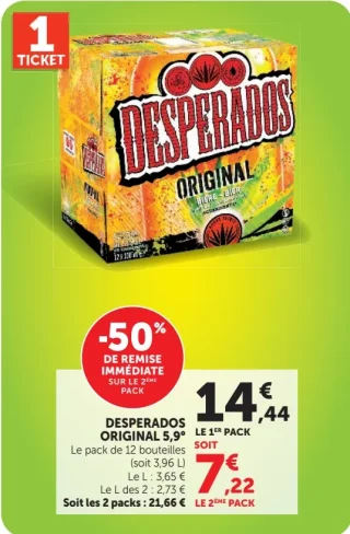 Bière Desperados Original 5,9°