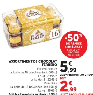 ASSORTIMENT DE CHOCOLAT FERRERO