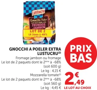 Gnocchi à poêler extra Lustucru
