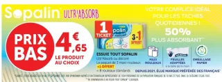 Essuie tout Sopalin Ultr'Absorb ou décoré