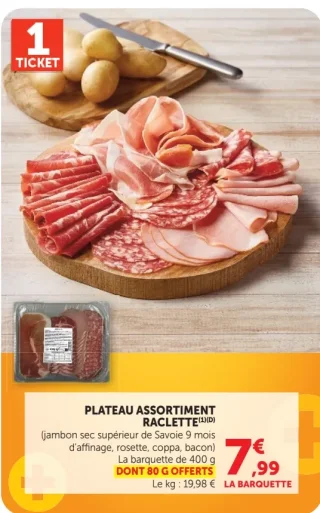 Plateau Assortiment Raclette
