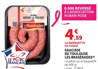 Saucisse de Toulouse Les Brasérades