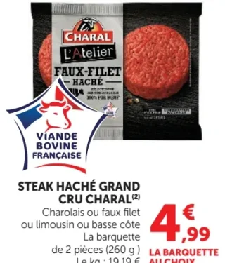 Steak haché Grand Cru Charal