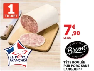 Tête roulée pur porc sans langue Brient