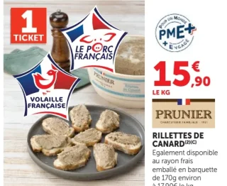 RILLETTES DE CANARD PRUNIER