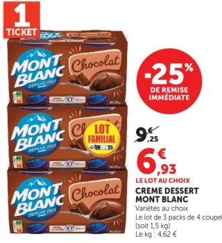 CREME DESSERT MONT BLANC