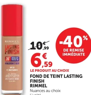 Fond de teint Lasting Finish Rimmel