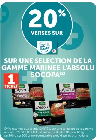 Sélection de la gamme marinée L'Absolu Socopa