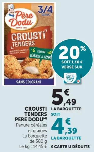 Crousti' Tenders Père Dodu