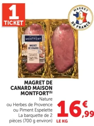 Magret de canard Maison Montfort