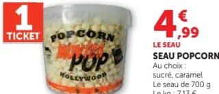 SEAU POPCORN HOLLYWOOD
