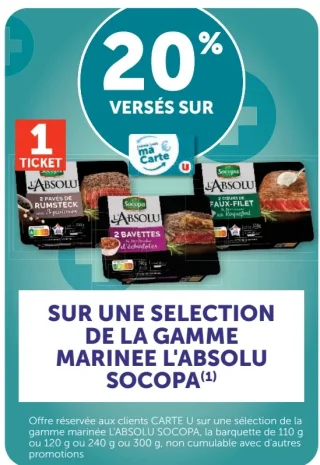 Une sélection de la gamme marinée L'Absolu Socopa