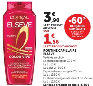 Routine Capillaire Elseve L'Oréal