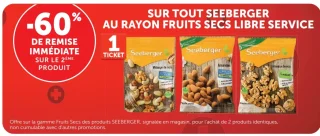 SUR TOUT SEEBERGER AU RAYON FRUITS SECS LIBRE SERVICE