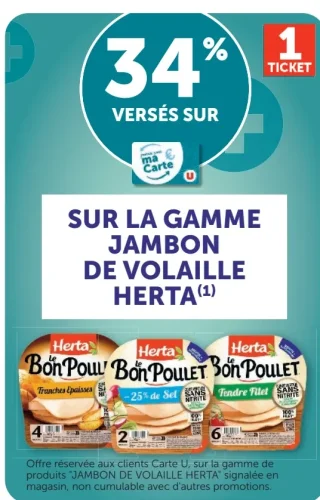 Jambon de volaille Herta