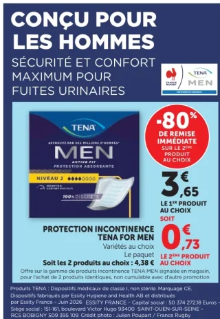 Protection Incontinence Tena for Men