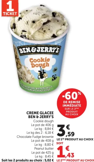 Creme Glacee Ben & Jerry's