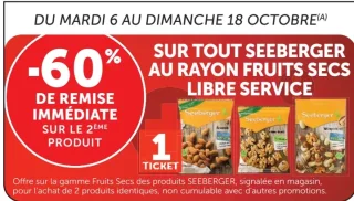 Tout Seeberger au rayon fruits secs libre service