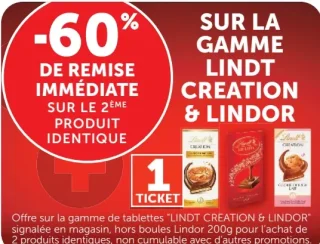 Gamme Lindt Creation & Lindor