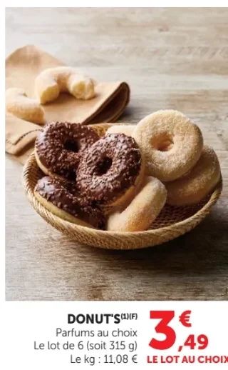 Donut's Parfums au choix